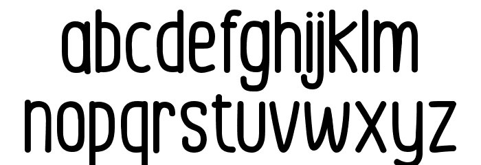 Simply Happy Font LOWERCASE