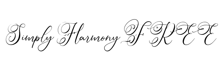 Simply Harmony FREE  font caratteri gratis