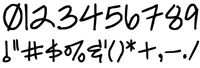 Simply Kelley Font OTHER CHARS