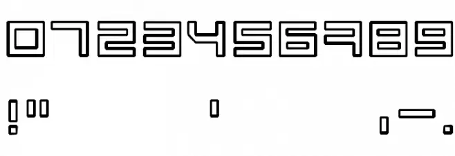 Simply Mono Dirty Font Alte caractere