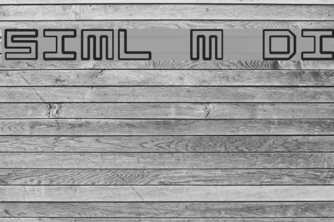 Simply Mono Dirty Font examples