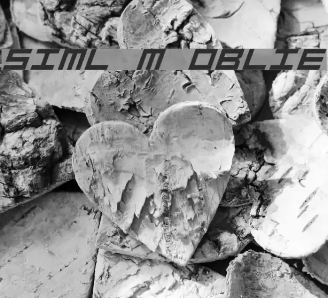 Simply Mono Oblique Font examples