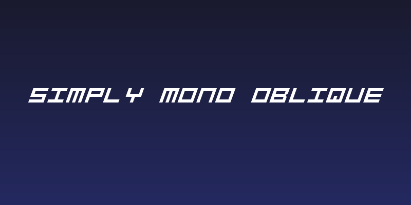 Simply Mono Oblique Social Header