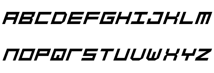 Simply Mono Oblique Font LOWERCASE