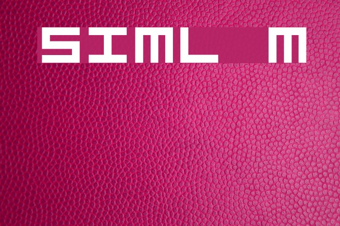 Simply Mono Font examples