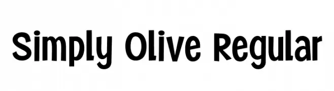 Simply Olive Regular  Скачать бесплатные шрифты