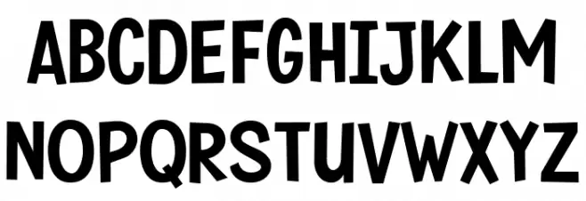 Simply Olive Regular Schriftart Groß