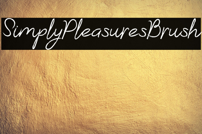 Simply Pleasures Brush Example 3