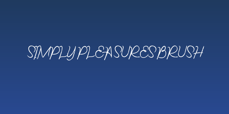 Simply Pleasures Brush Social Header