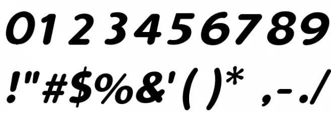 Simply Rounded Italic