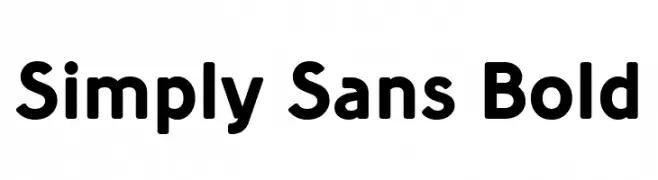 Simply Sans Bold  Frei Schriftart Herunterladen