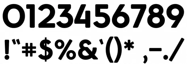 Simply Sans Bold خط محارف أخرى