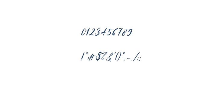 Simply Sugary Italic Other Characters