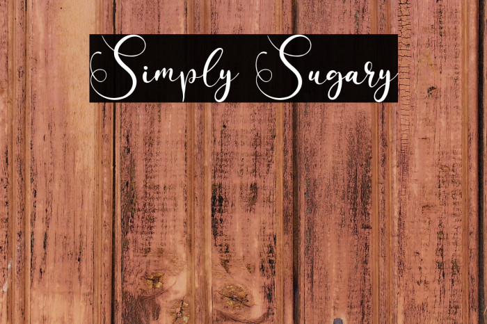 Simply Sugary Example 2