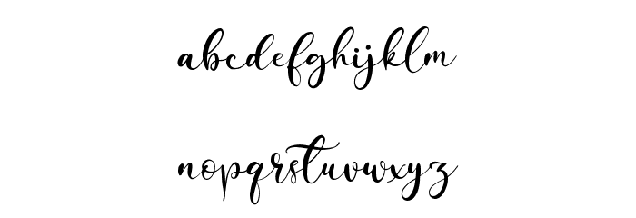 Simply Sugary Font LOWERCASE