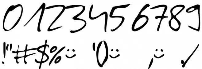 Simply21 Font OTHER CHARS