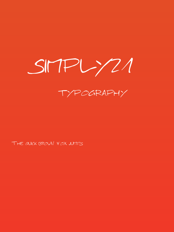 Simply21 Poster