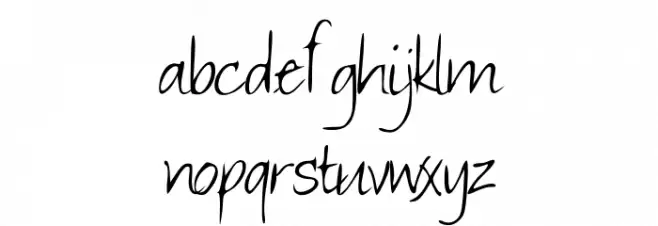 SimplyAdorable Font LOWERCASE
