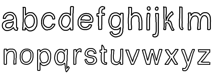 SimplyChalky Font LOWERCASE