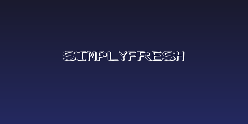 SimplyFresh Social Header
