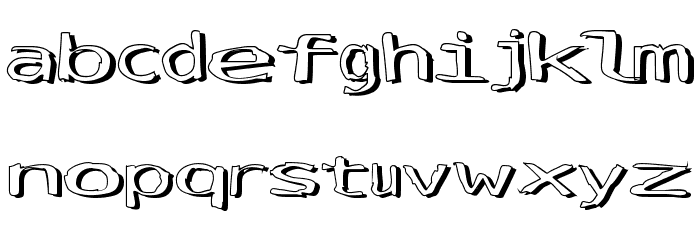 SimplyFresh Font LOWERCASE