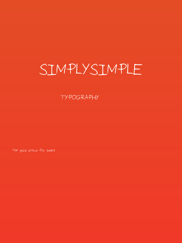 SimplySimple Poster