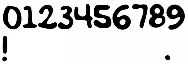 Simpsonfont Font OTHER CHARS