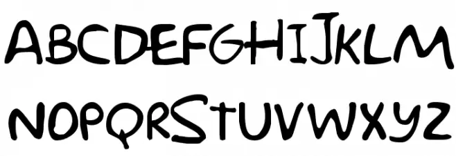 Simpsonfont フォント 大文字