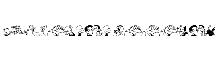Simpsons MmmmFont  नि: शुल्क फ़ॉन्ट्स डाउनलोड