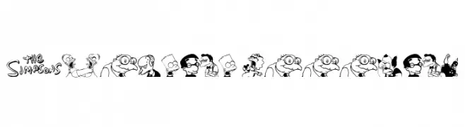 Simpsons MmmmFont  नि: शुल्क फ़ॉन्ट्स डाउनलोड