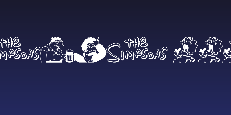 Simpsons MmmmFont Social Header