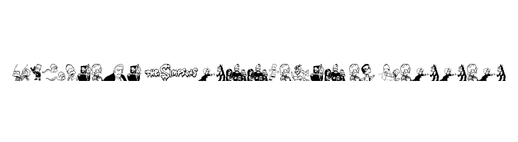 Simpsons Treehouse of Horror  Frei Schriftart Herunterladen