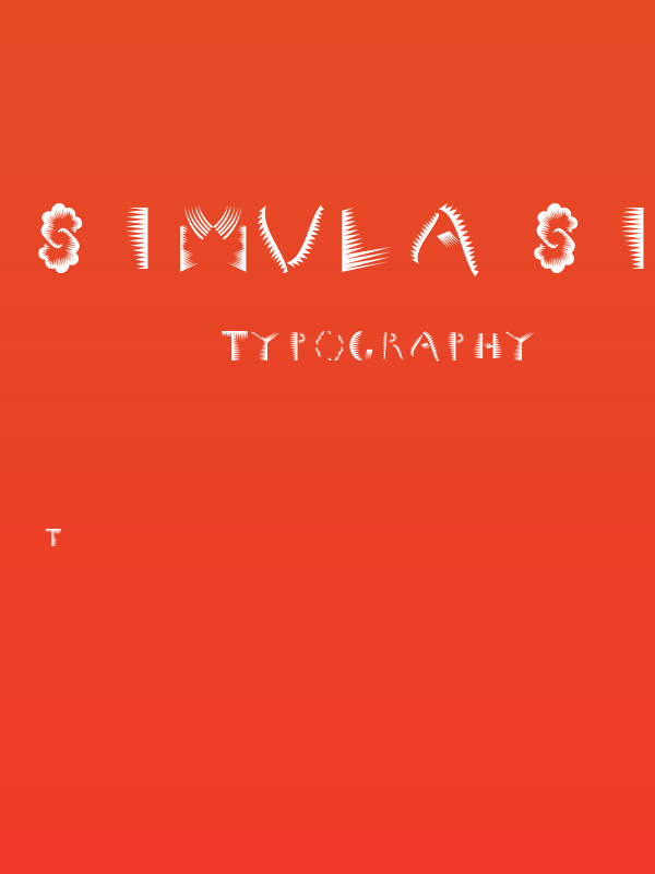 Simula Silver Stripe Poster