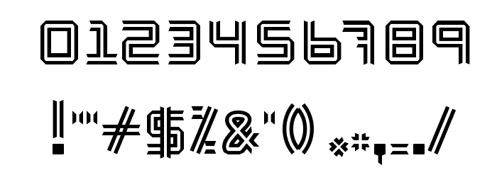Simulacre Font OTHER CHARS