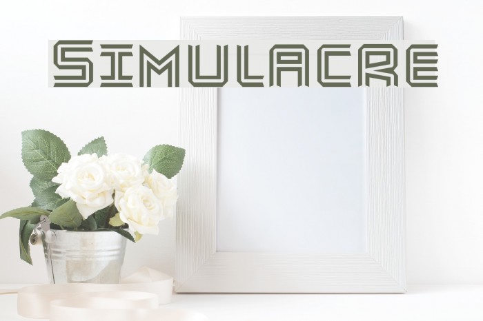 Simulacre Font examples