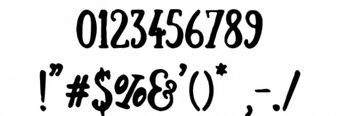 Simulacro Font OTHER CHARS