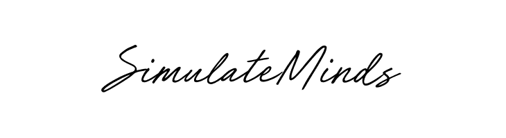 Simulate Minds  font caratteri gratis