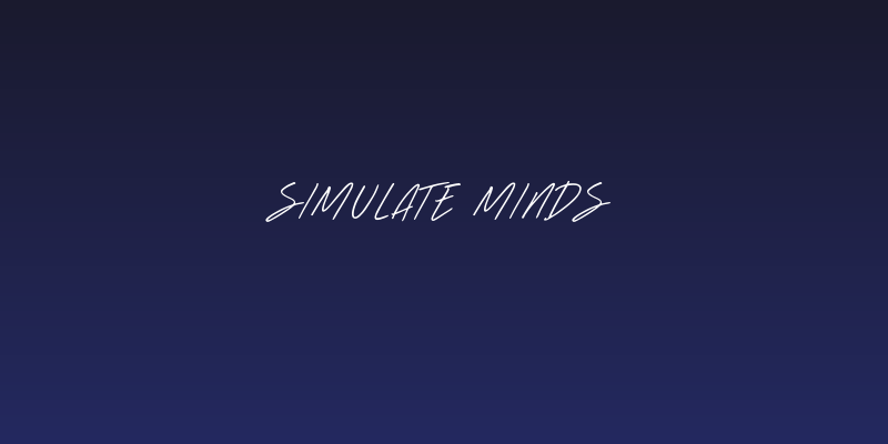 Simulate Minds Social Header