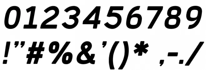 Simvoni Bold Italic Font OTHER CHARS