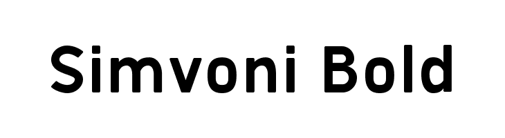 Simvoni Bold  Free Fonts Download