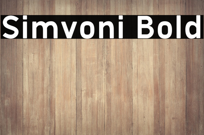 Simvoni Bold Example 3