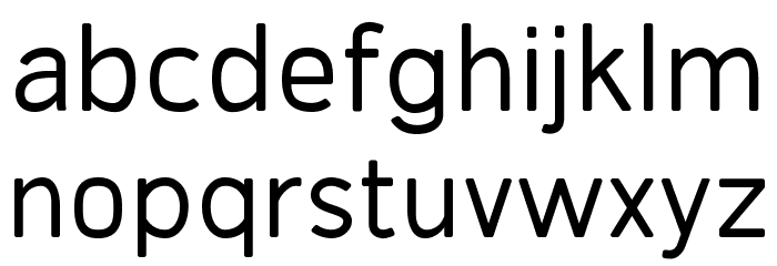 Simvoni Font LOWERCASE