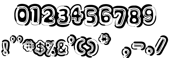 Sin-A-Bon Bold Font OTHER CHARS