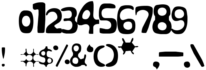 Sin-A-Bon Regular Font OTHER CHARS