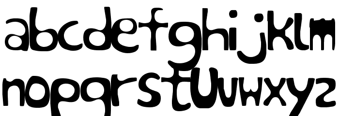 Sin-A-Bon Regular Font LOWERCASE