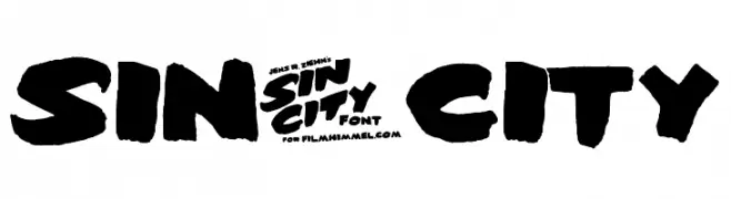 Sin-City  Скачать бесплатные шрифты