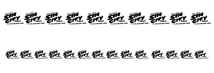 Sin-City Font OTHER CHARS