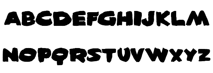Sin-City Font LOWERCASE