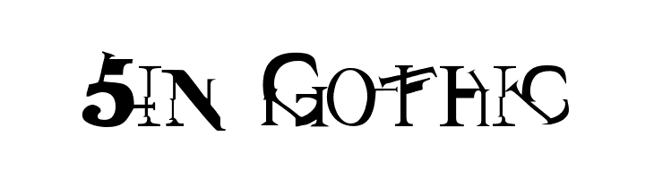 Sin Gothic  Frei Schriftart Herunterladen