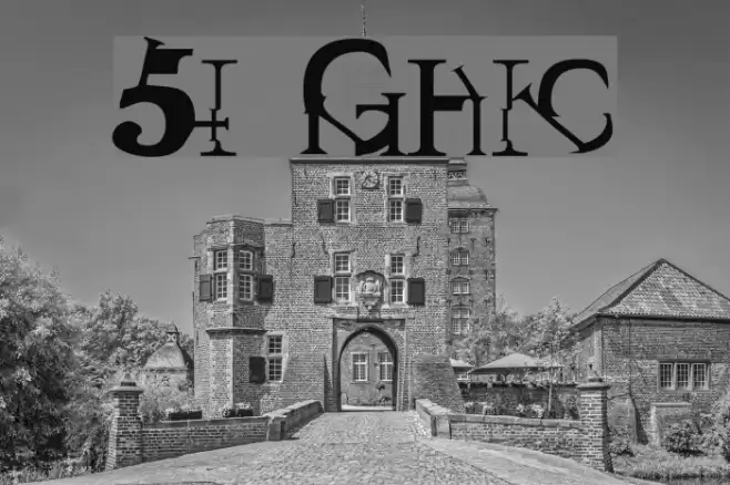 Sin Gothic Font examples